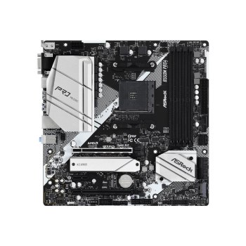 ASRock B550M Pro4 - AMD - Socket AM4 - AMD Ryzen 3 3rd Gen - 3rd Generation AMD Ryzen 5 - 3rd Generation AMD Ryzen 7 - 3rd Generation AMD... - DDR4-SDRAM - 128 GB - DIMM