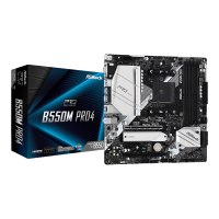 ASRock B550M Pro4 - AMD - Socket AM4 - AMD Ryzen 3 3rd Gen - 3rd Generation AMD Ryzen 5 - 3rd Generation AMD Ryzen 7 - 3rd Generation AMD... - DDR4-SDRAM - 128 GB - DIMM