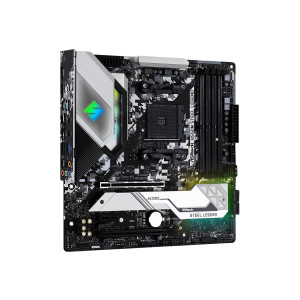 ASRock B550M Steel Legend - Motherboard - micro ATX - Socket AM4 - AMD B550 Chipsatz - USB-C Gen2, USB 3.2 Gen 1, USB 3.2 Gen 2 - 2.5 Gigabit LAN - Onboard-Grafik (CPU erforderlich)