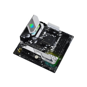 ASRock B550M Steel Legend - Motherboard - micro ATX - Socket AM4 - AMD B550 Chipsatz - USB-C Gen2, USB 3.2 Gen 1, USB 3.2 Gen 2 - 2.5 Gigabit LAN - Onboard-Grafik (CPU erforderlich)