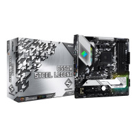 ASRock B550M Steel Legend - Motherboard - micro ATX - Socket AM4 - AMD B550 Chipsatz - USB-C Gen2, USB 3.2 Gen 1, USB 3.2 Gen 2 - 2.5 Gigabit LAN - Onboard-Grafik (CPU erforderlich)