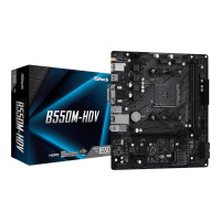 ASRock B550M-HDV - Motherboard - micro ATX - Socket AM4 - AMD B550 Chipsatz - USB 3.2 Gen 1 - Gigabit LAN - Onboard-Grafik (CPU erforderlich)