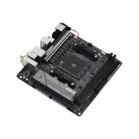 ASRock B550M-ITX/ac - Motherboard - Mini-ITX - Socket AM4 - AMD B550 Chipsatz - USB-C Gen1, USB 3.2 Gen 1 - Bluetooth, Gigabit LAN, Wi-Fi - Onboard-Grafik (CPU erforderlich)