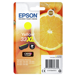 Epson 33XL - 8.9 ml - XL - Gelb - Original - Blisterverpackung