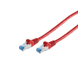 ShiverPeaks Patchkabel CAT6a RJ45 S/FTP 1m Red - Network...