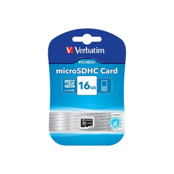 Verbatim flash memory card - 16 GB - Class 10