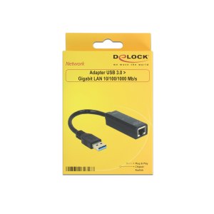 Delock Adapter USB 3.0 > Gigabit LAN 10/100/1000 Mb/s