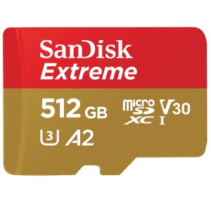 SanDisk Extreme Speicherkarte 512 GB MicroSDXC UHS-I...