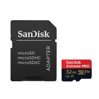 SanDisk Extreme Pro - Flash-Speicherkarte (microSDXC-an-SD-Adapter inbegriffen)