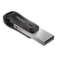 SanDisk iXpand Go - USB-Flash-Laufwerk - 64 GB - USB 3.0 / Lightning - für Apple iPad/iPhone (Lightning)