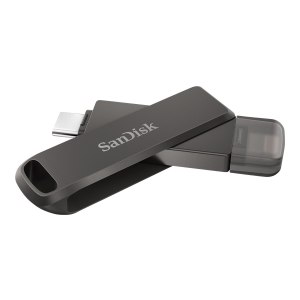 SanDisk iXpand - 128 GB - USB Type-C / Lightning - 3.2...