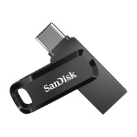 SanDisk Ultra Dual Drive Go - 64 GB - USB Type-A / USB Type-C - 3.2 Gen 1 (3.1 Gen 1) - 150 MB/s - Girevole - Nero