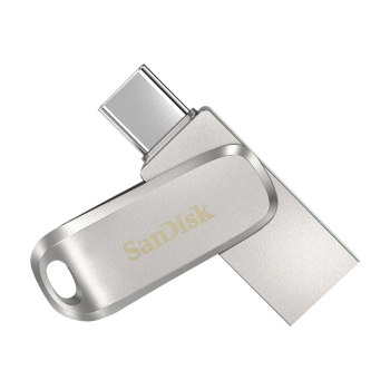 SanDisk Ultra Dual Drive Luxe - 256 GB - USB Type-A / USB Type-C - 3.2 Gen 1 (3.1 Gen 1) - 150 MB/s - Girevole - Acciaio inossidabile