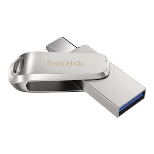 SanDisk Ultra Dual Drive Luxe - 256 GB - USB Type-A / USB Type-C - 3.2 Gen 1 (3.1 Gen 1) - 150 MB/s - Girevole - Acciaio inossidabile