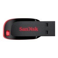 SanDisk Cruzer Blade - 16 GB - USB tipo A - 2.0 - Senza coperchio - 2,5 g - Nero - Rosso