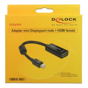 Delock Videoadapter - Mini DisplayPort männlich zu HDMI weiblich