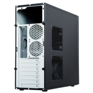 Chieftec Elox Series HQ-01B - Tower - ATX - ohne Netzteil - Schwarz - USB/Audio