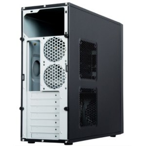 Chieftec Elox Series HQ-01B - Tower - ATX - ohne Netzteil - Schwarz - USB/Audio