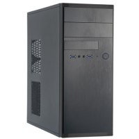 Chieftec Elox Series HQ-01B - Tower - ATX - ohne Netzteil - Schwarz - USB/Audio