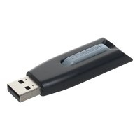 Verbatim V3 - Memoria USB 3.0 64 GB - Nero - 64 GB - USB tipo A - 3.2 Gen 1 (3.1 Gen 1) - Senza coperchio - Nero - Grigio