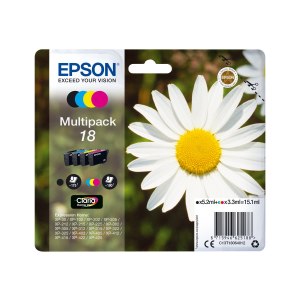 Epson 18 Multipack - 4er-Pack - 15.1 ml - Schwarz, Gelb, Cyan, Magenta