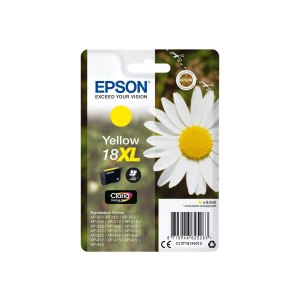 Epson Daisy Cartuccia Margherita Giallo Inchiostri Claria Home 18XL - Resa elevata (XL) - Inchiostro a base di pigmento - 6,6 ml - 450 pagine - 1 pz