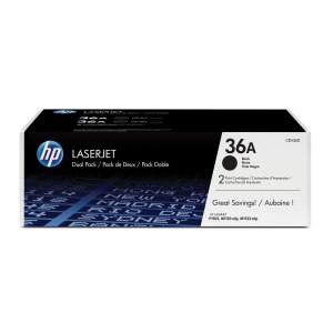 HP 36A Tonerpatrone Schwarz 2er-Pack original LaserJet