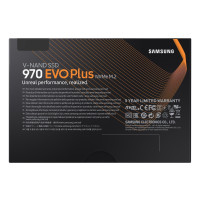 Samsung 970 EVO Plus MZ-V75S500BW - SSD - verschlüsselt - 500 GB - intern - M.2 2280 - PCIe 3.0 x4 (NVMe)