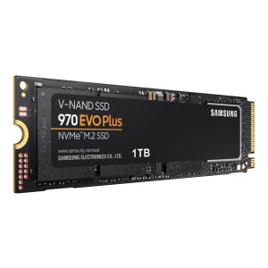 Samsung 970 EVO Plus MZ-V7S1T0BW - SSD - encrypted - 1 TB - internal - M.2 2280 - PCIe 3.0 x4 (NVMe)