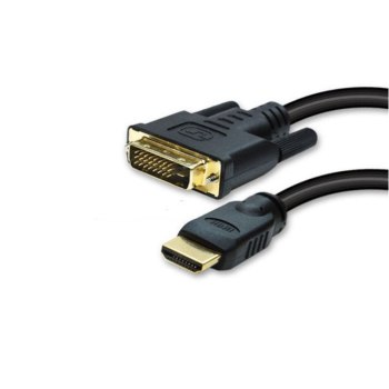 S-Conn HDMI - DVI-D 2m Black