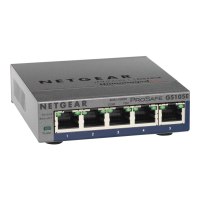 Netgear Plus GS105Ev2 - Switch - managed - 5 x 10/100/1000