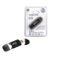 LogiLink Cardreader USB 2.0 Stick for SD/MMC - Kartenleser - 8-in-1 (MMC, SD, RS-MMC, MMCmobile, SDHC)