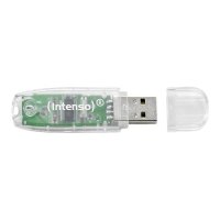 Intenso Rainbow Line - 32 GB - USB tipo A - 2.0 - 28 MB/s - Cuffia - Trasparente