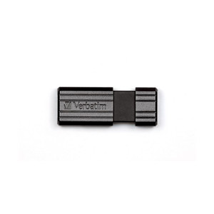 Verbatim PinStripe - Memoria USB da 16 GB - Nero - 16 GB - USB tipo A - 2.0 - 8 MB/s - Lamina di scorrimento - Nero