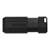 Verbatim PinStripe - Memoria USB da 16 GB - Nero - 16 GB - USB tipo A - 2.0 - 8 MB/s - Lamina di scorrimento - Nero