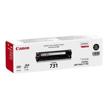 Canon 731 BK - Schwarz - original - Tonerpatrone