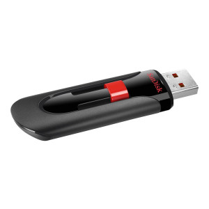 SanDisk Cruzer Glide - 32 GB - USB Type-A - 2.0 - Slide - 6.8 g - Black,Red