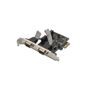 DIGITUS 2-Port Serial Interface Card, PCIe