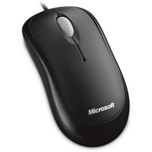 Microsoft Basic Optical Mouse - Maus - rechts- und linkshändig