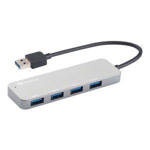 SANDBERG Saver - Hub - 4 x SuperSpeed USB 3.0