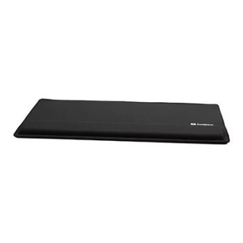 SANDBERG Desk Pad Pro XXL - Nero - Monocromatico - Riposo del polso - Barra appoggiaferro antiscivolo - Tappetino per mouse per gioco da computer