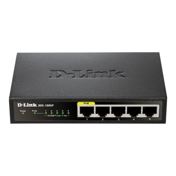 D-Link DES 1005P - Switch - unmanaged