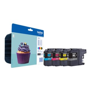 Brother LC123 - 4er-Pack - Schwarz, Gelb, Cyan, Magenta