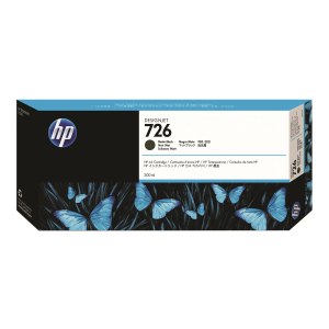 HP Cartuccia inchiostro nero opaco Designjet 726 - 300 ml...