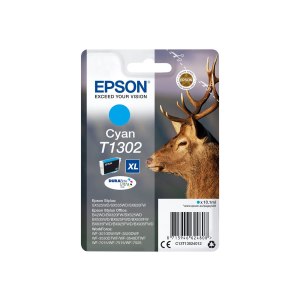 Epson T1302 - 10.1 ml - cyan - blister with RF/acoustic...
