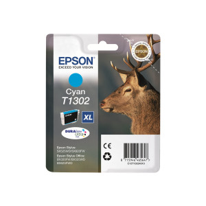 Epson T1302 - 10.1 ml - cyan - blister with RF/acoustic alarm