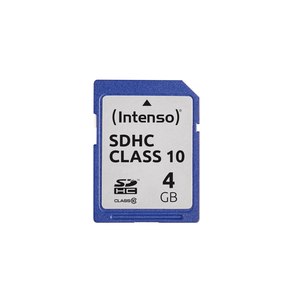 Intenso SD-Card 8GB SDHC Speicherkarte für Kamera/Navi Class 4 