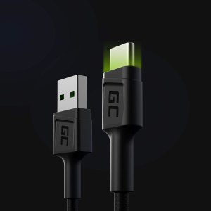 Green Cell KABGC06 - 1.2 m - USB A - USB C - 480 Mbit/s -...