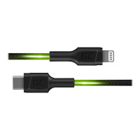 Green Cell Stream - Lightning-Kabel - 24 pin USB-C männlich zu Lightning männlich