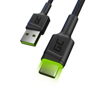Green Cell KABGC13 - 2 m - USB A - USB C - USB 2.0 - 480...